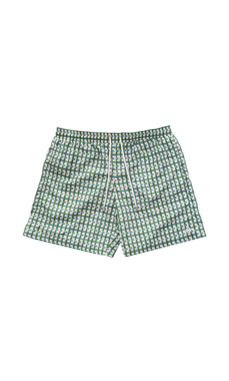 Bermuda bimbo – Stampa a quadri verdi