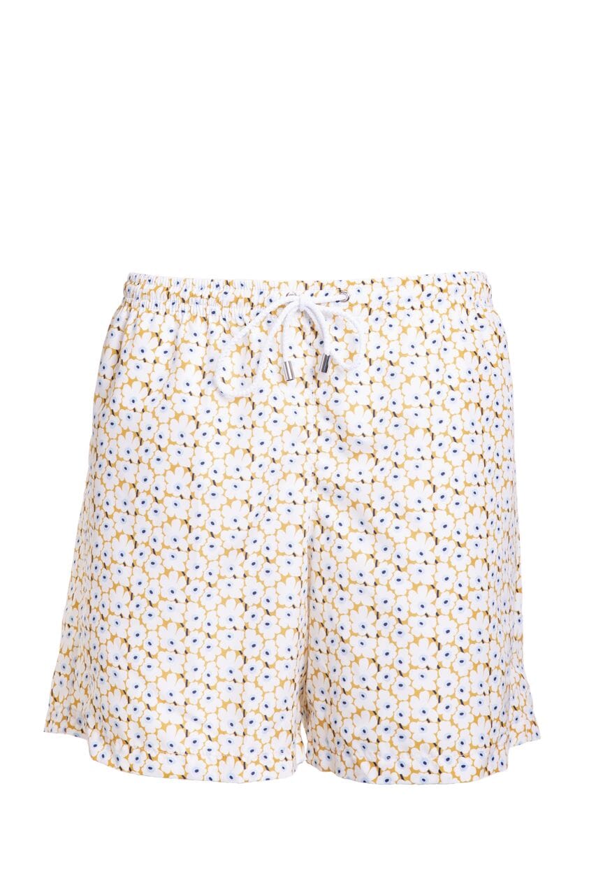 Bermuda – Stampa a fiori bianchi